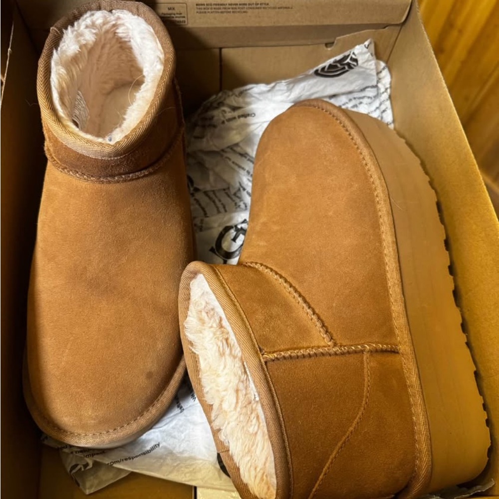 Cozy Tan Suede Ankle Boots